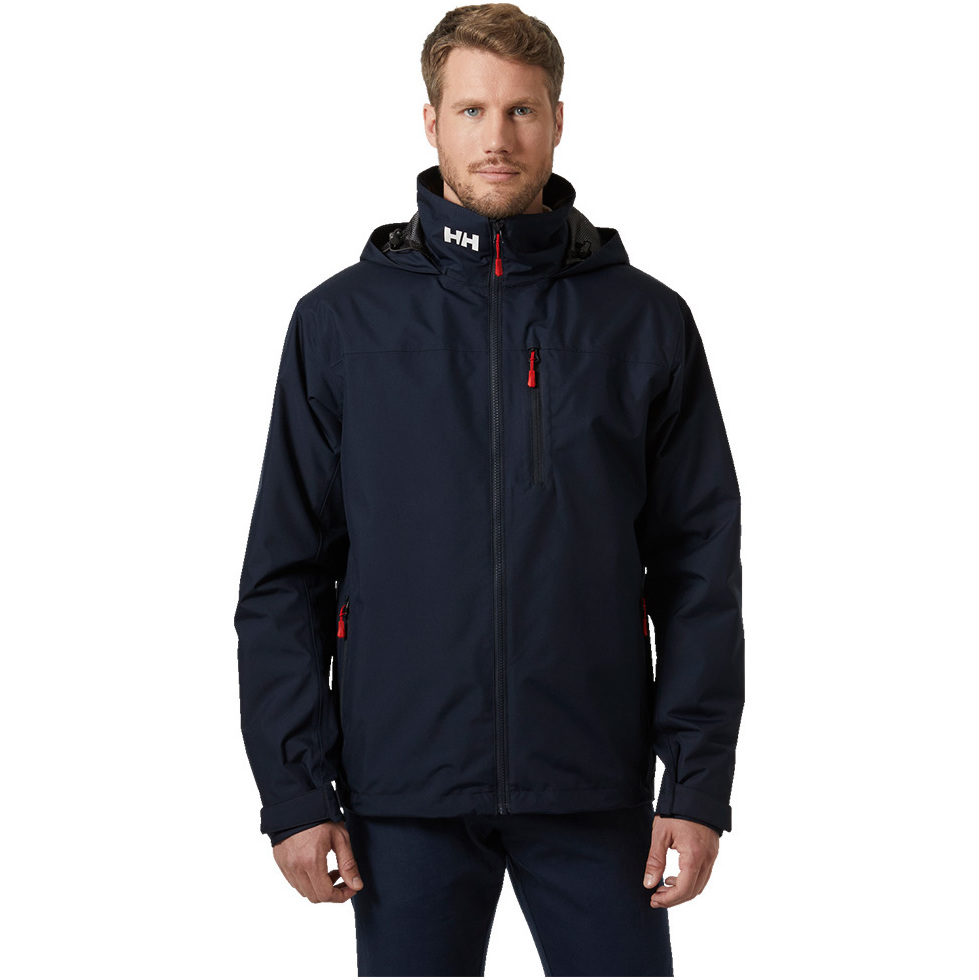 2026 Helly Hansen Mens Crew Hooded Midlayer Sailing Jacket 2.0 34442 - Navy